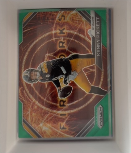 2023 Panini Prizm Fireworks #F-9 Kenny Pickett — front