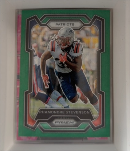 2023 Panini Prizm #209 Rhamondre Stevenson — front