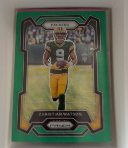 2023 Panini Prizm #107 Christian Watson — front