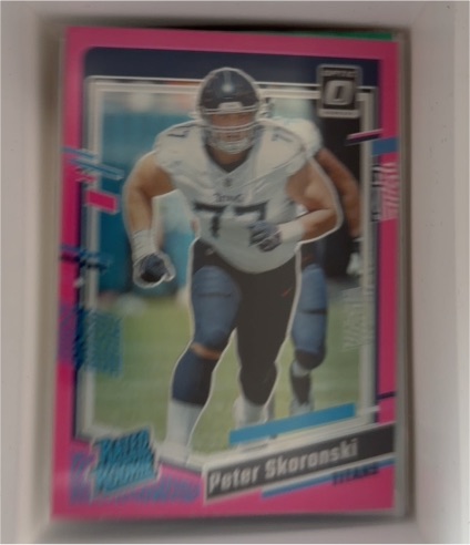 2023 Panini Donruss Optic #296 Peter Skoronski — front