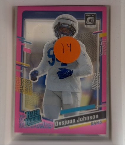 2023 Donruss Optic #356 Desjuan Johnson — front