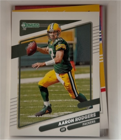 2021 Donruss #155 Aaron Rodgers — front