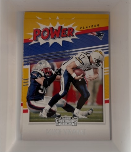 2021 Panini Contenders Power Players #PP-MVR Mike Vrabel — front