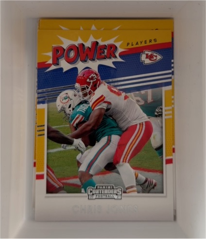 2021 Panini Contenders #PP-CJO Chris Jones — front