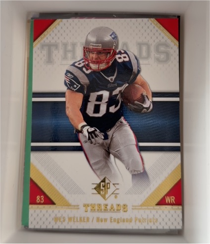 2009 Upper Deck SP Threads #83 Wes Welker — front