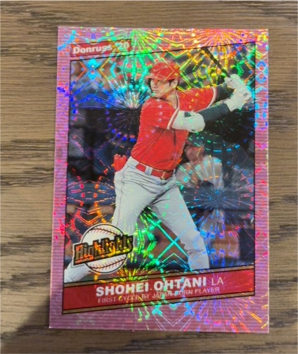 2020 Donruss Highlights #H-10 Shohei Ohtani — front