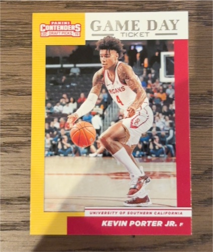 2019 Panini Contenders Draft Picks #16 Kevin Porter Jr. — front