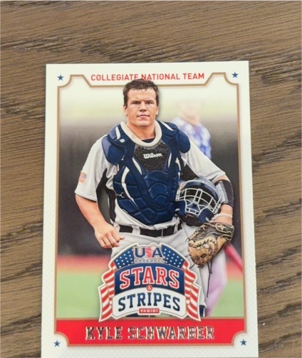 2015 Panini USA Baseball Stars & Stripes #63 Kyle Schwarber — front