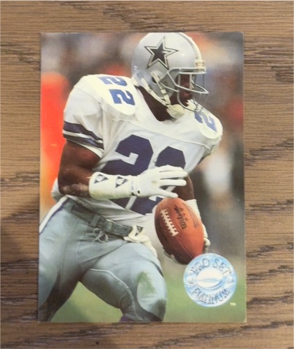 1991 Pro Set Platinum #25 Emmitt Smith — front