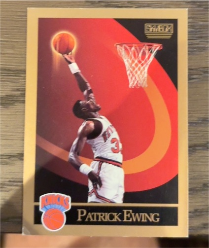 1990-91 Skybox #187 Patrick Ewing — front