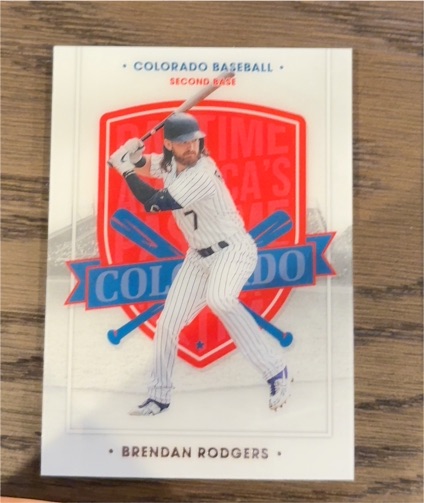 2021 Panini Chronicles America's Pastime #33 Brendan Rodgers — front