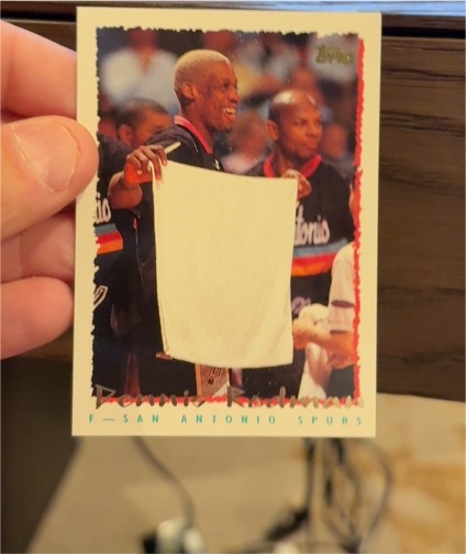 1994-95 Topps #213 Dennis Rodman San Antonio Spurs — front
