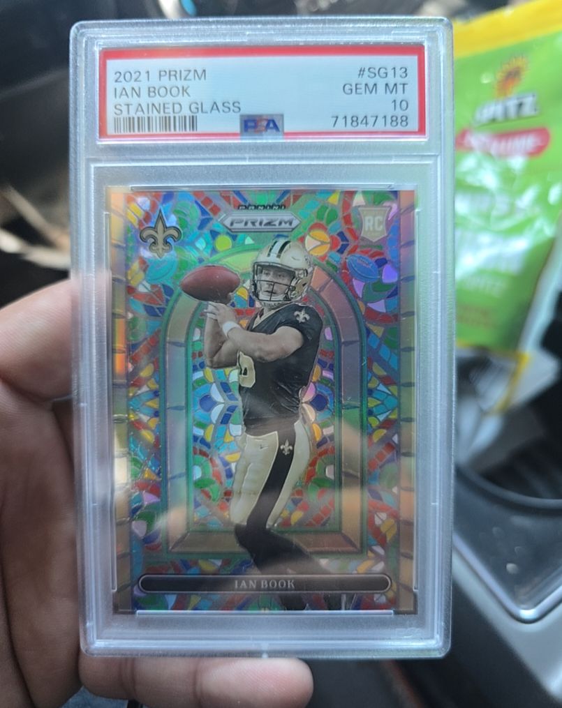 2021 Panini Prizm #SG13 Ian Book Stained Glass — front