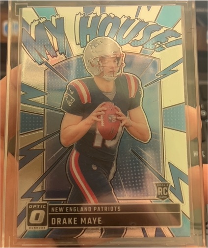 2024 Panini Donruss Optic #8 Drake Maye — front