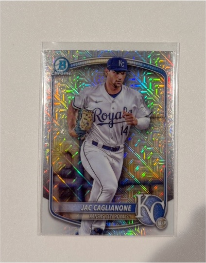 2025 Bowman Chrome Prospects #BCP-103 Jac Caglianone — front