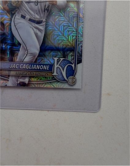 2025 Bowman Chrome Prospects #BCP-103 Jac Caglianone Mojo Refractor (RC) — front