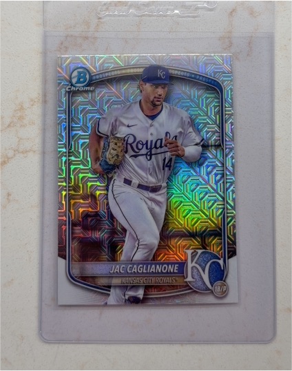2025 Bowman Chrome #BCP-103 Jac Caglianone — front