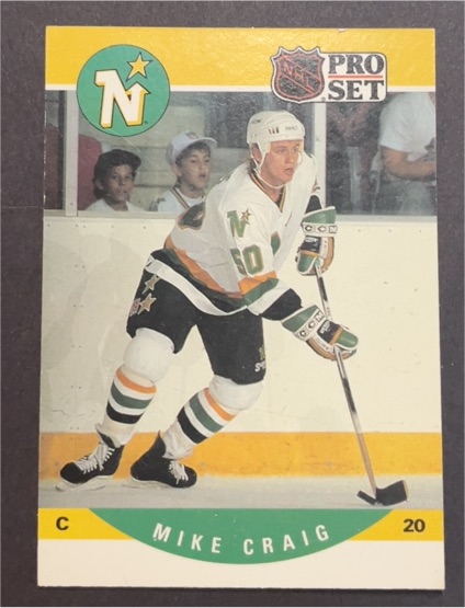 1990-91 Pro Set #613 Mike Craig — front