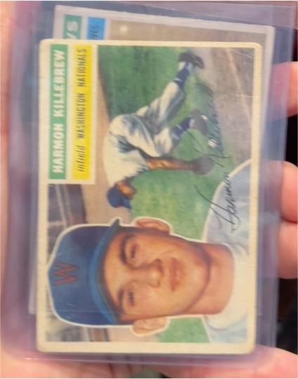1956 Topps #164 Harmon Killebrew — front