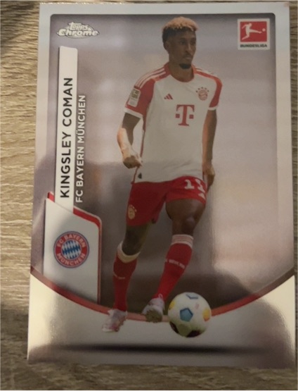 2023-24 Topps Chrome Bundesliga #87 Kingsley Coman — front