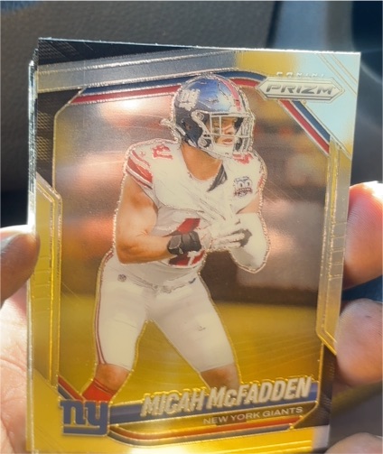 2025 Panini Prizm #95 Micah McFadden — front