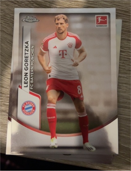 2023-24 Topps Chrome Bundesliga #81 Leon Goretzka — front
