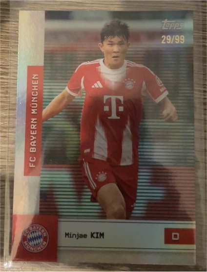 2024 Topps #29/99 Minjae Kim — front