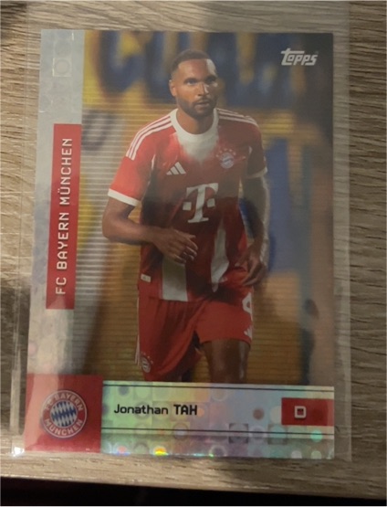 2025 Topps FC Bayern München Jonathan Tah — front