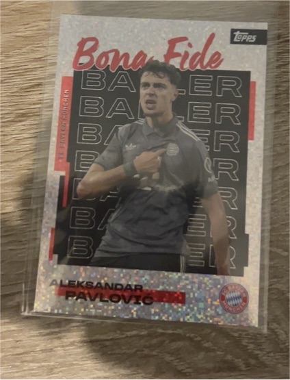 2025 Topps Bona Fide Aleksandar Pavlovic — front