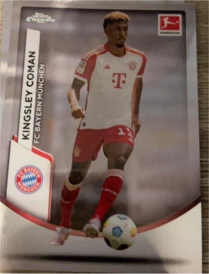 2023-24 Topps Chrome Bundesliga #87 Kingsley Coman — front