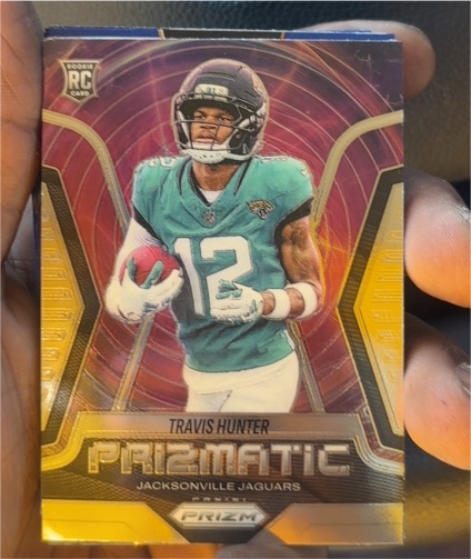 2025 Panini Prizm Prizmatic #12 Travis Hunter — front