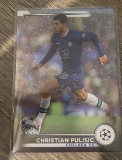 2022-23 Topps Stadium Club Chrome UEFA #41 Christian Pulisic Chelsea FC — front