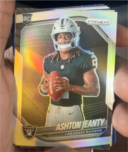 2025 Panini Prizm #421 Ashton Jeanty — front