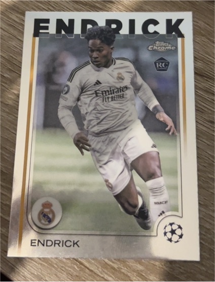 2024-25 Topps Chrome UEFA Club Competitions #100 Endrick — front
