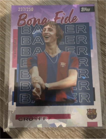 2025 Topps Bona Fide #237 Johan Cruyff — front