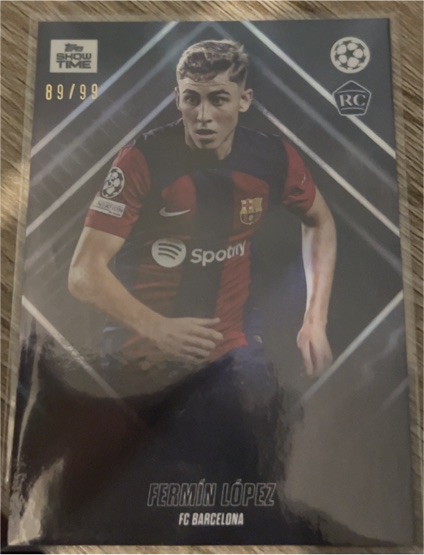 2023 Topps Showtime UEFA Club Competitions #89 Fermín López — front