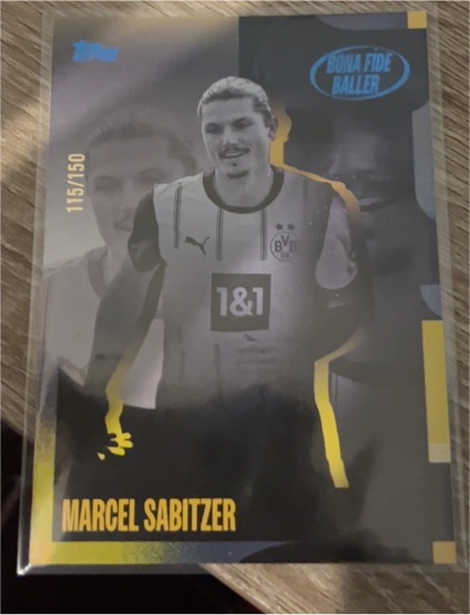 2024 Topps Bona Fide Baller #Marcel Sabitzer — front