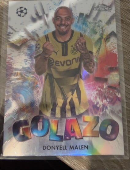 2024-25 Topps Chrome UEFA Club Competitions #GZ-4 Donyell Malen Golazo — front