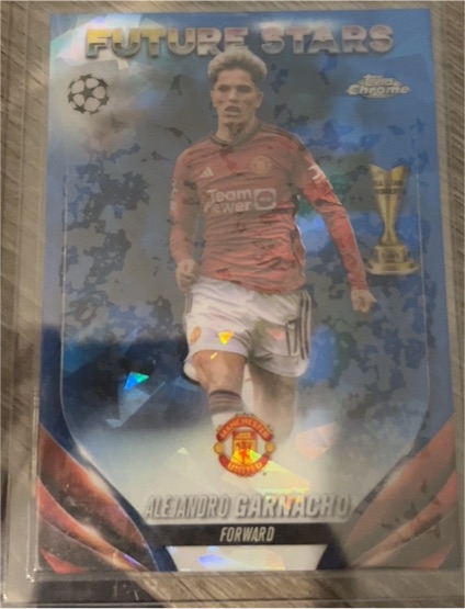 2023-24 Topps Chrome UEFA Club Competitions #115 Alejandro Garnacho — front