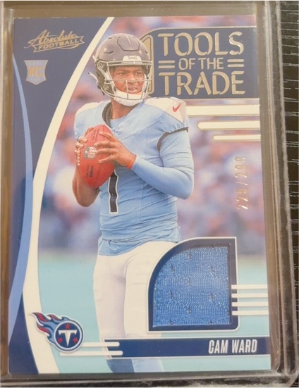 2025 Panini Absolute Tools of the Trade #TTR-CWA Cam Ward — front