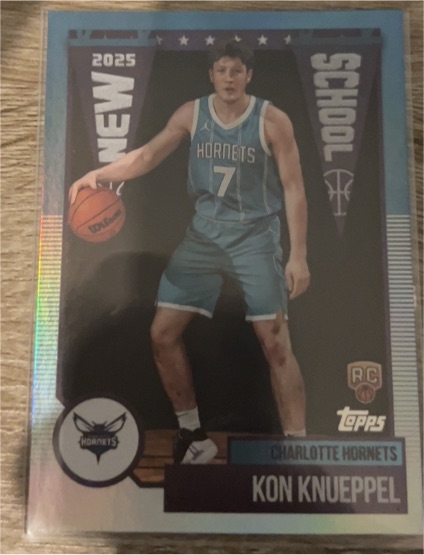 2025-26 Topps #NS-4 Kon Knueppel RC New School — front