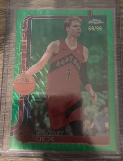 2025-26 Topps Chrome #214 Gradey Dick — front