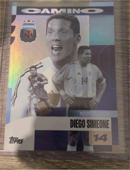 2024 Topps Argentina #14 Diego Simeone — front