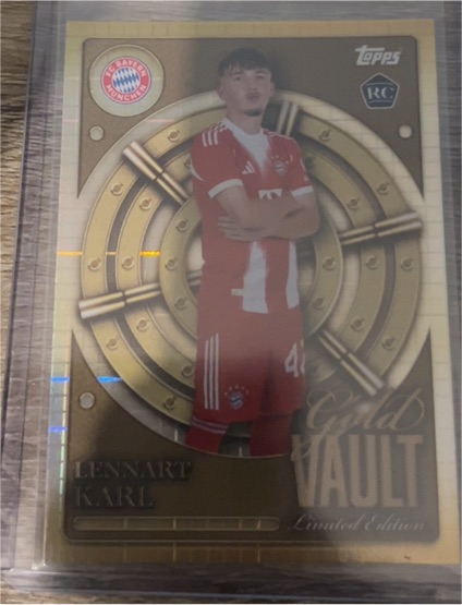 2025 Topps Gold Vault #GV-4 Lennart Karl — front