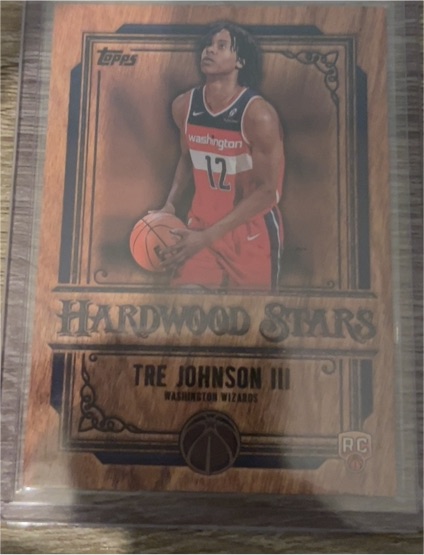 2025-26 Topps Hardwood Stars #HS-? Tre Johnson III — front
