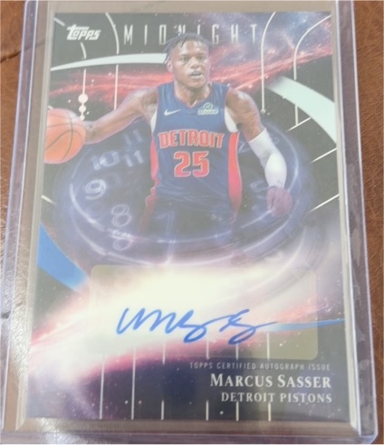 2025 Topps Midnight #SM-MS Marcus Sasser — front