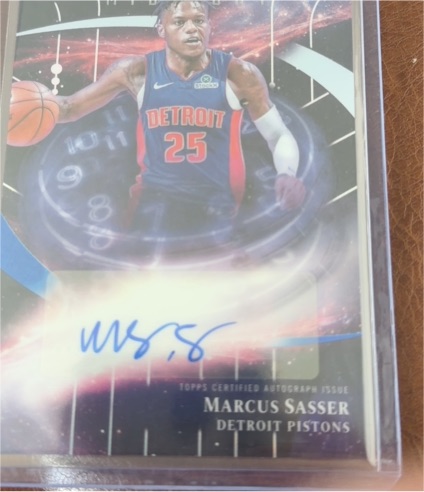 2025 Topps Midnight Stroke of Midnight #SM-MS Marcus Sasser — front