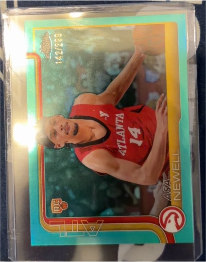 2025-26 Topps Chrome #273 Asa Newell — front