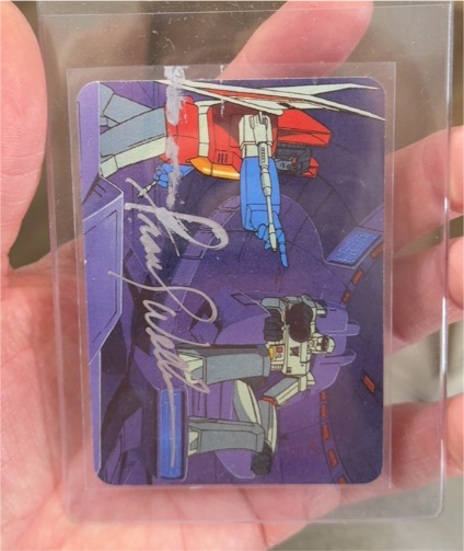 1985 Hasbro Transformers #42 Starscream Demands Control — front