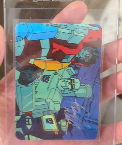 1985 Hasbro Transformers G1 Action Card #51 — front